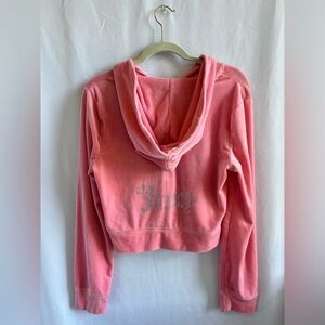 Juicy Couture Bling Pink Zip Up Jacket